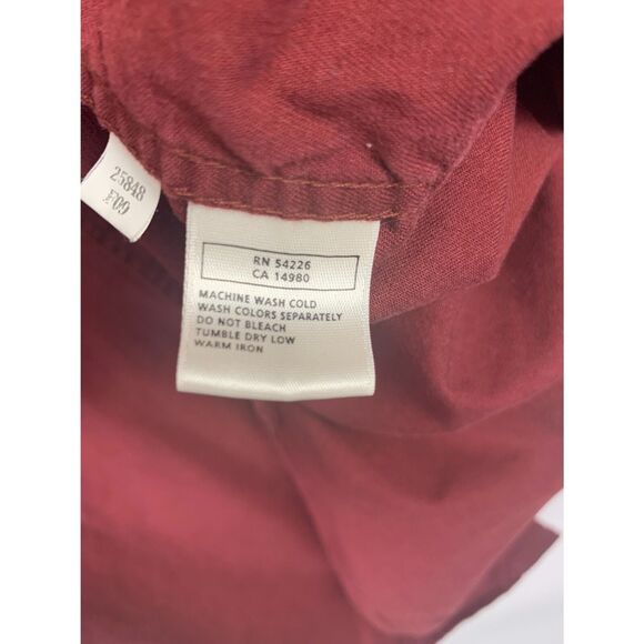 Royal Robins Button Down Shirt Men's Large Maroon RN 54226 CA 14980 - Picture 6 of 9